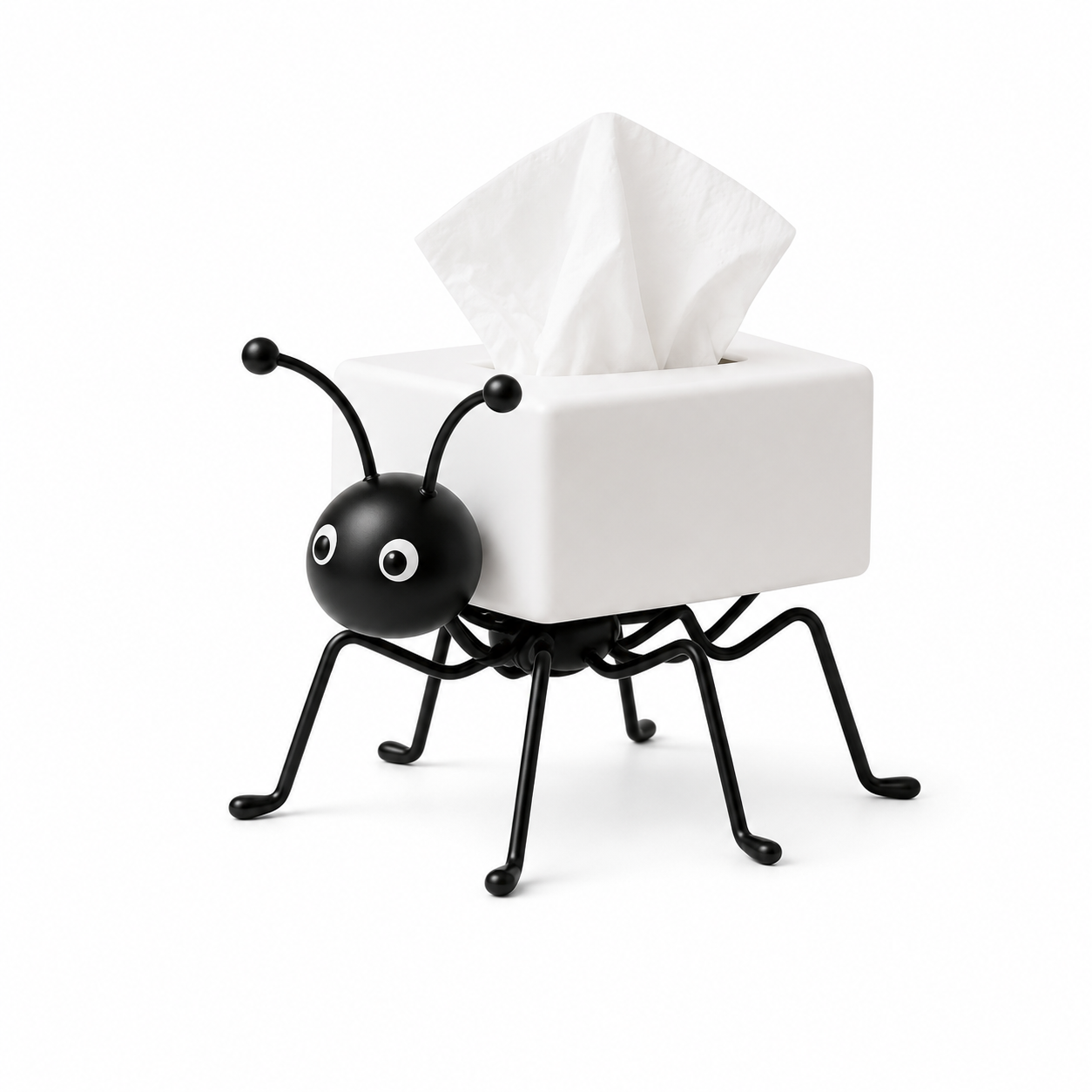 Ant Shaped Tissue Box Holder, Freestanding Decorative Tissue Holder