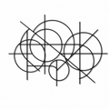 Abstract Black Metal Wall Art